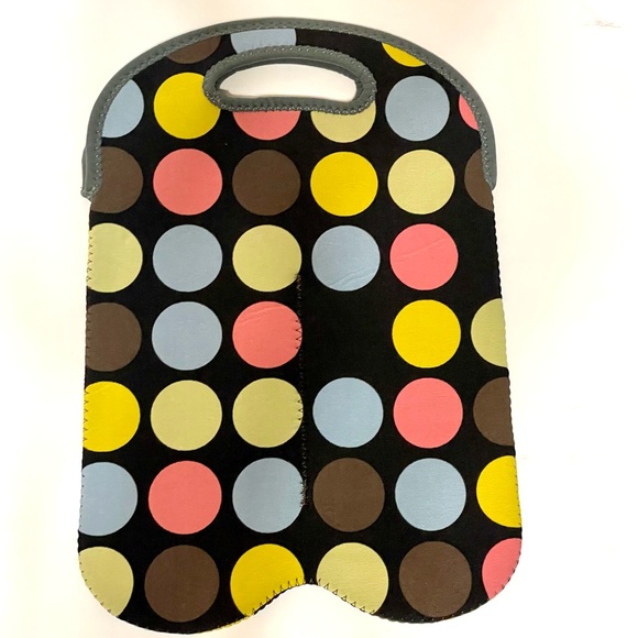 Set of 2 Insulated Light-weight Carriers. Lunch and Double Wine carrier - Picture 4 of 6